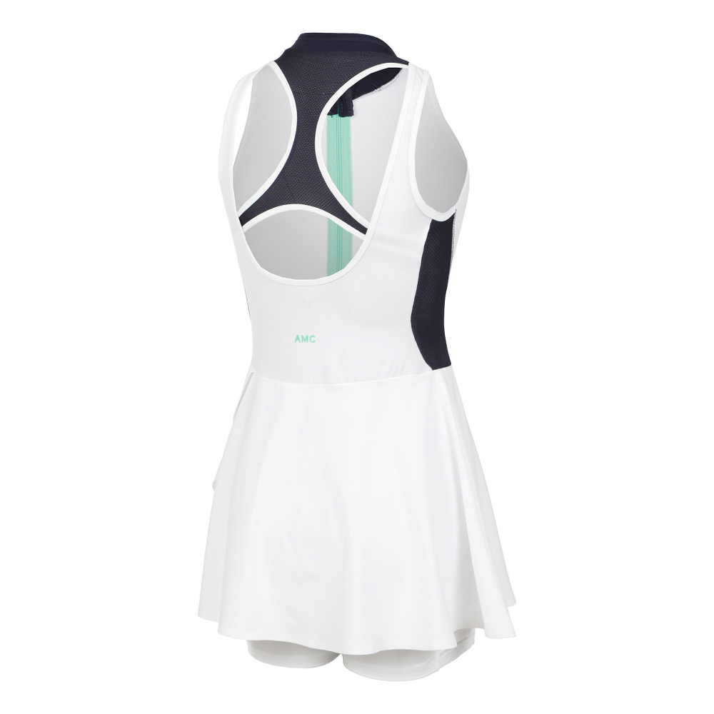 Женская теннисное платье Castore AMC Dress Women - White, Dark Blue