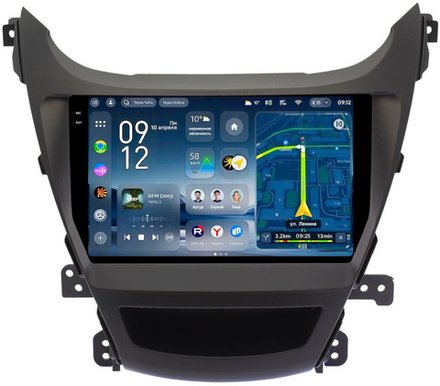 Магнитола для Hyundai Elantra 5 MD 2013-2015 (рестайлинг) - Teyes CC4-PRO монитор 9.5" 2K QLED на Android 13, Snapdragon 778G, AI, CarPlay, DSP, 4G SIM-слот