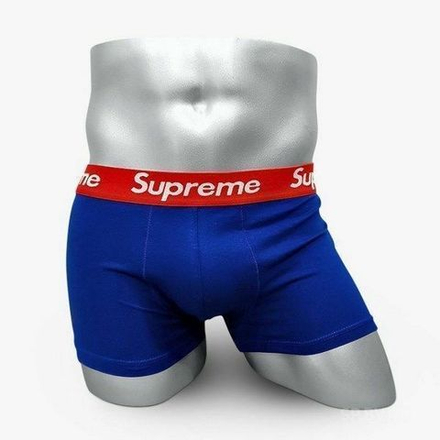 Мужские трусы боксеры голубые Supreme