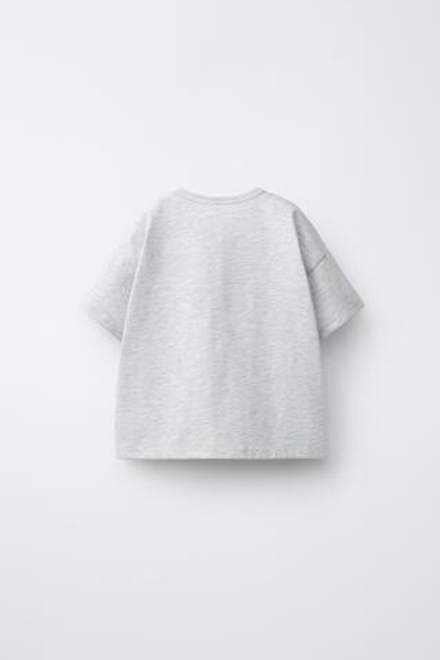 ZARA ФУТБОЛКА С ПРИНТОМ LEGO®, СЕРЫЙ МЕЛАНЖ