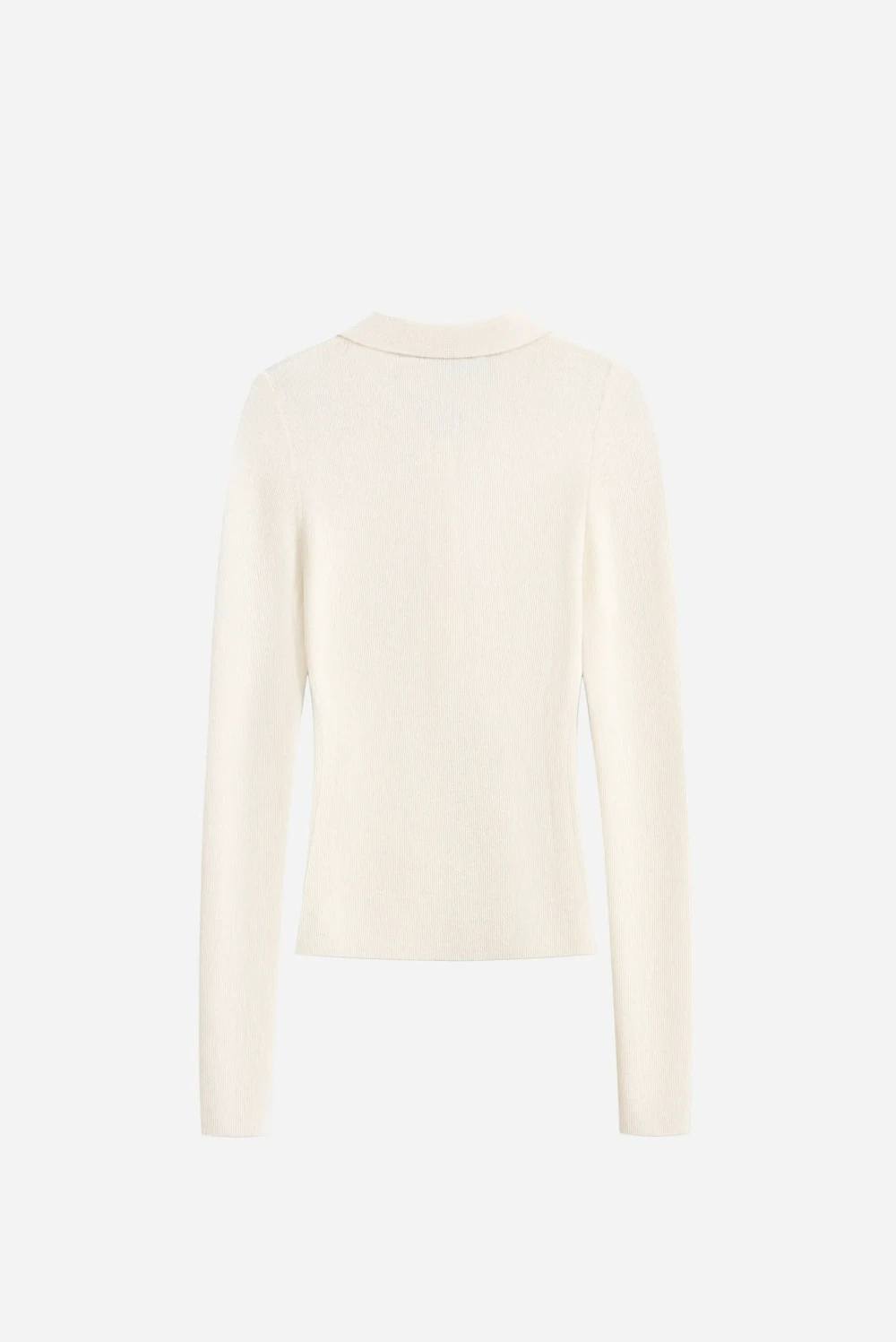 Джемпер поло молочный