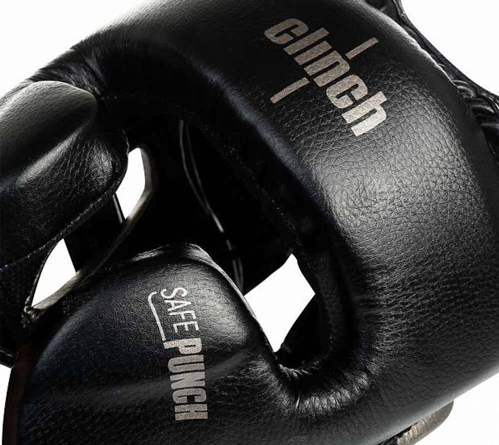 Шлем боксерский Clinch Punch 2.0 черно-бронзовый C145