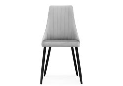 Стул на металлокаркасе Кора светло-серый / черный