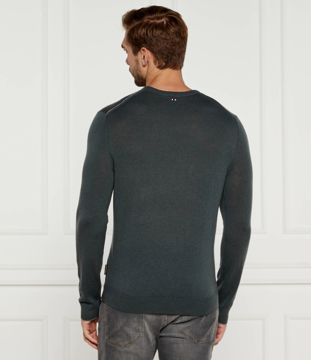 Шерстяной свитер DAMAVAND Napapijri - зеленый(NP0A4GJU)