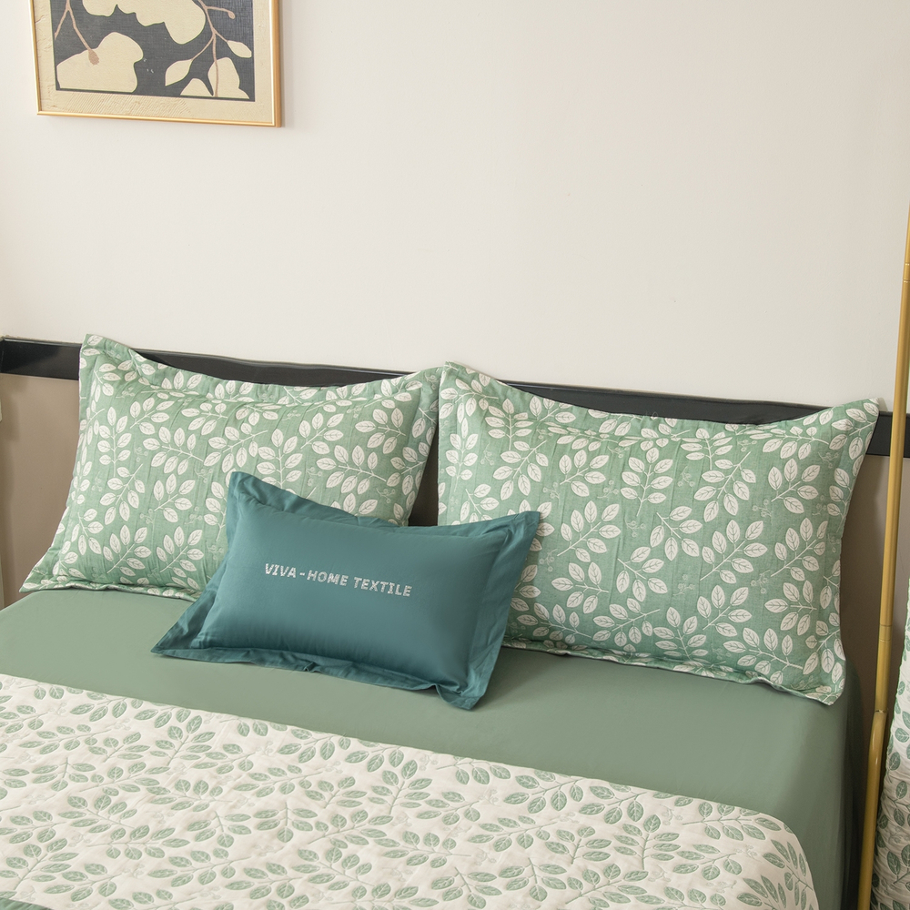 Комплект постельного белья на резинке Сатин Aurora Veil/Вуаль Авроры с Покрывалом AVR006