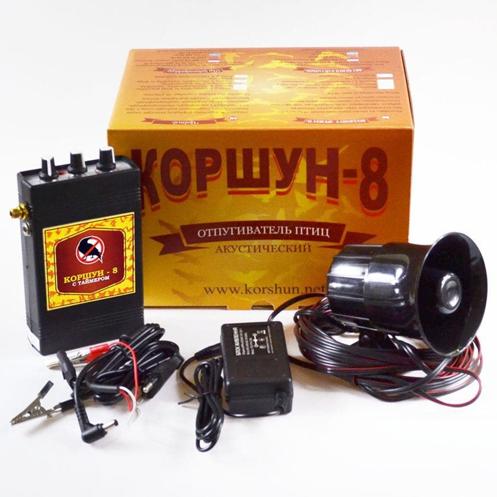 Биоакустический отпугиватель птиц Коршун-8