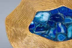 Кофейный столик Agate, 70х70х30 см, натуральный агат