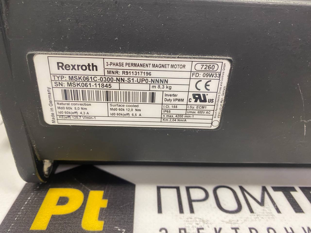 Rexroth MSK061C-0300-NN-S1-UP0-NNNN* б/у
