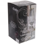 Бокал для шампанского 180мл «ICE CRYSTAL» в наборе 4шт, голубой