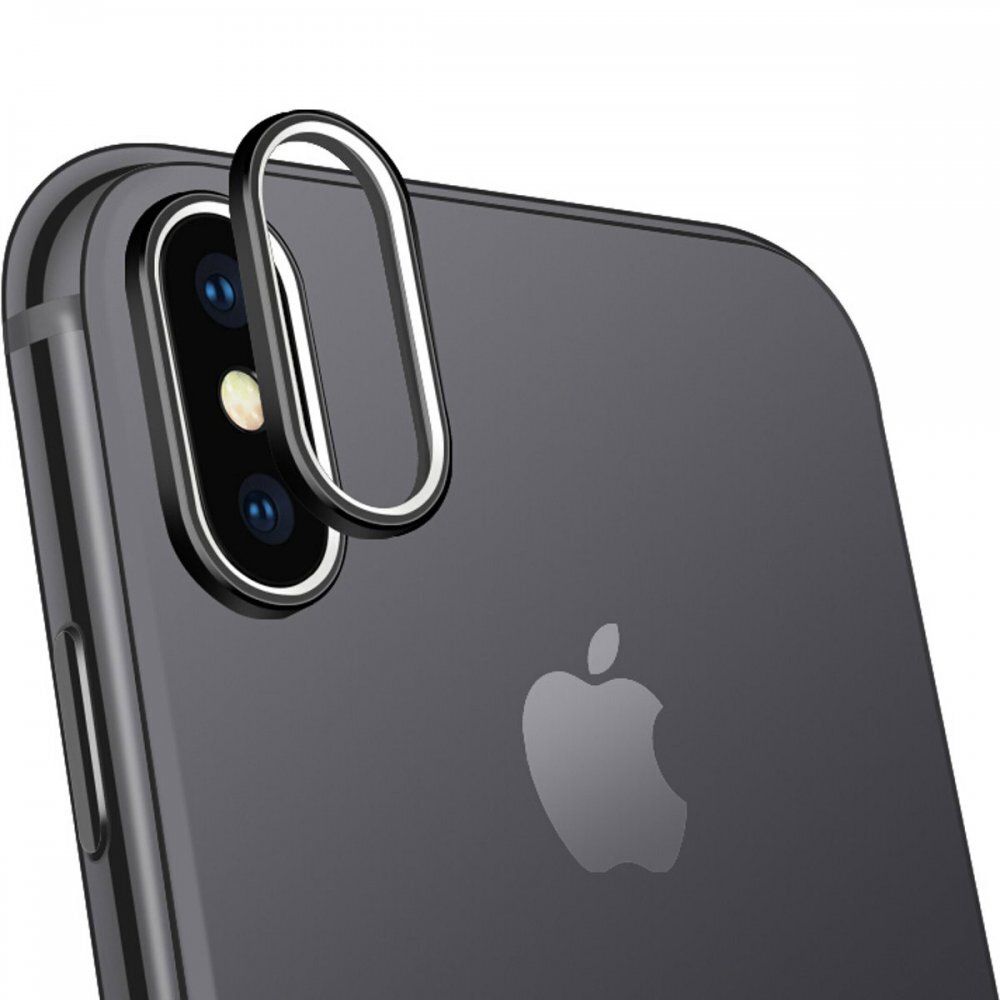 Защитный бампер на камеру iPhone X (CS8105-BK) Black COTEetCI