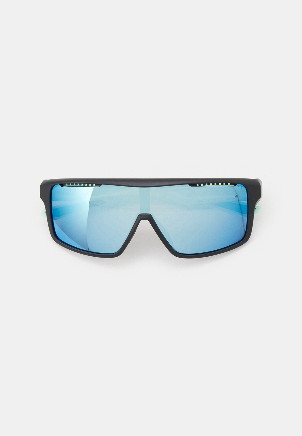 Спортивные очки 720armour Alpha / Matte Black / Lt. Minty Green Temple / Smoke Full Blue White Lens