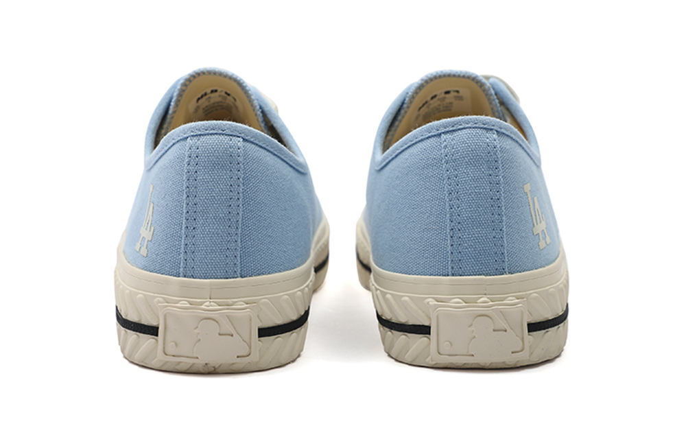 MLB Playball Origin Comfortable Abrasion Resistant, Breathable, Lightweight Low top Canvas Shoes Unisex Light Blue