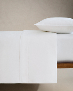 Простыня на резинке Zara Home хлопок, лён 100%, однотонный, 5190/900