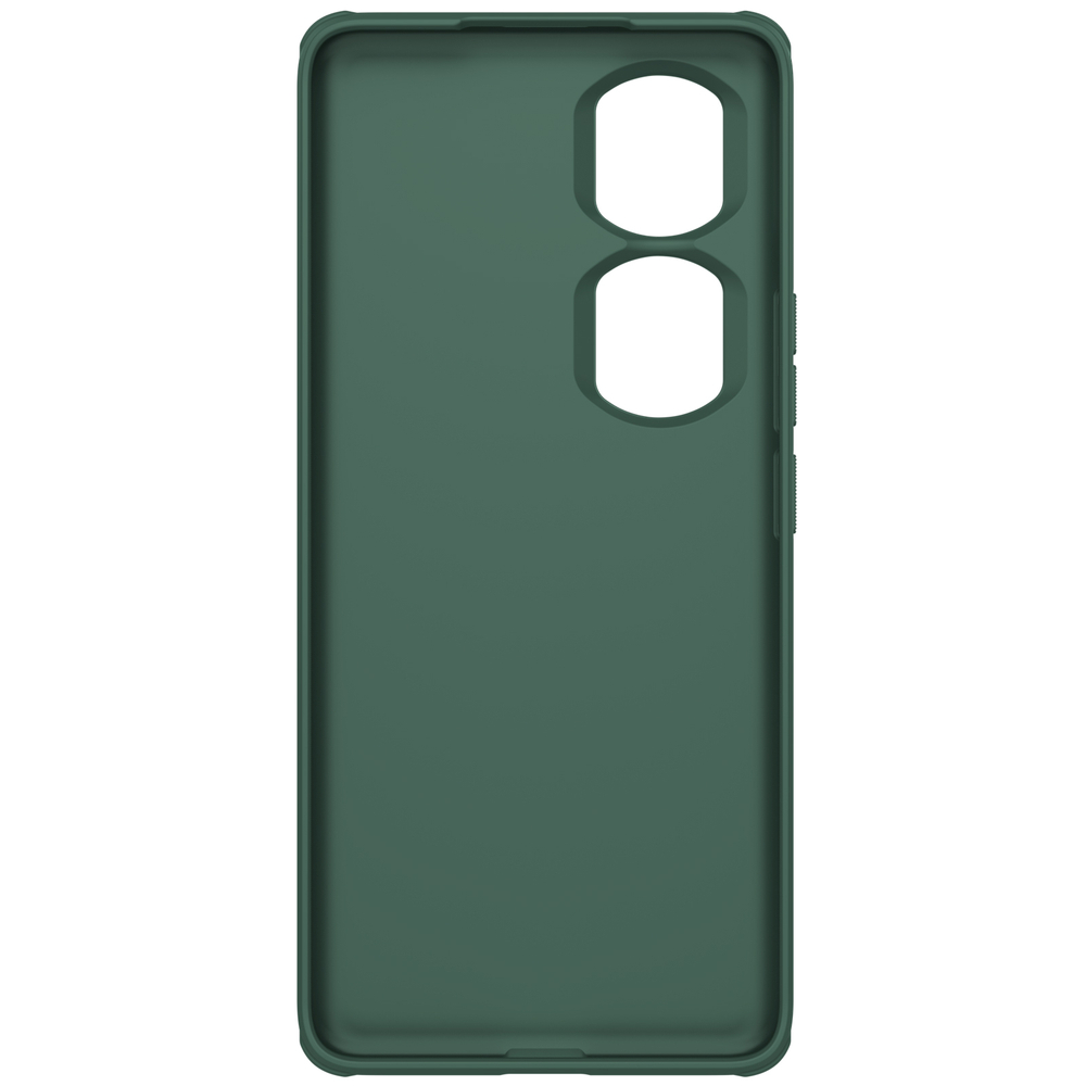 Усиленный двухкомпонентный чехол зеленого цвета (Deep Green) от Nillkin для Honor 90 Pro, серия Super Frosted Shield Pro