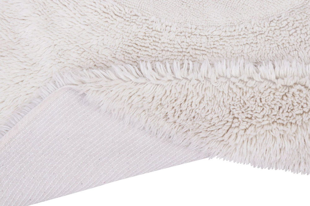 Шерстяной стираемый ковер Lorena Canals Arctic Circle - Sheep White (250 Ø см)