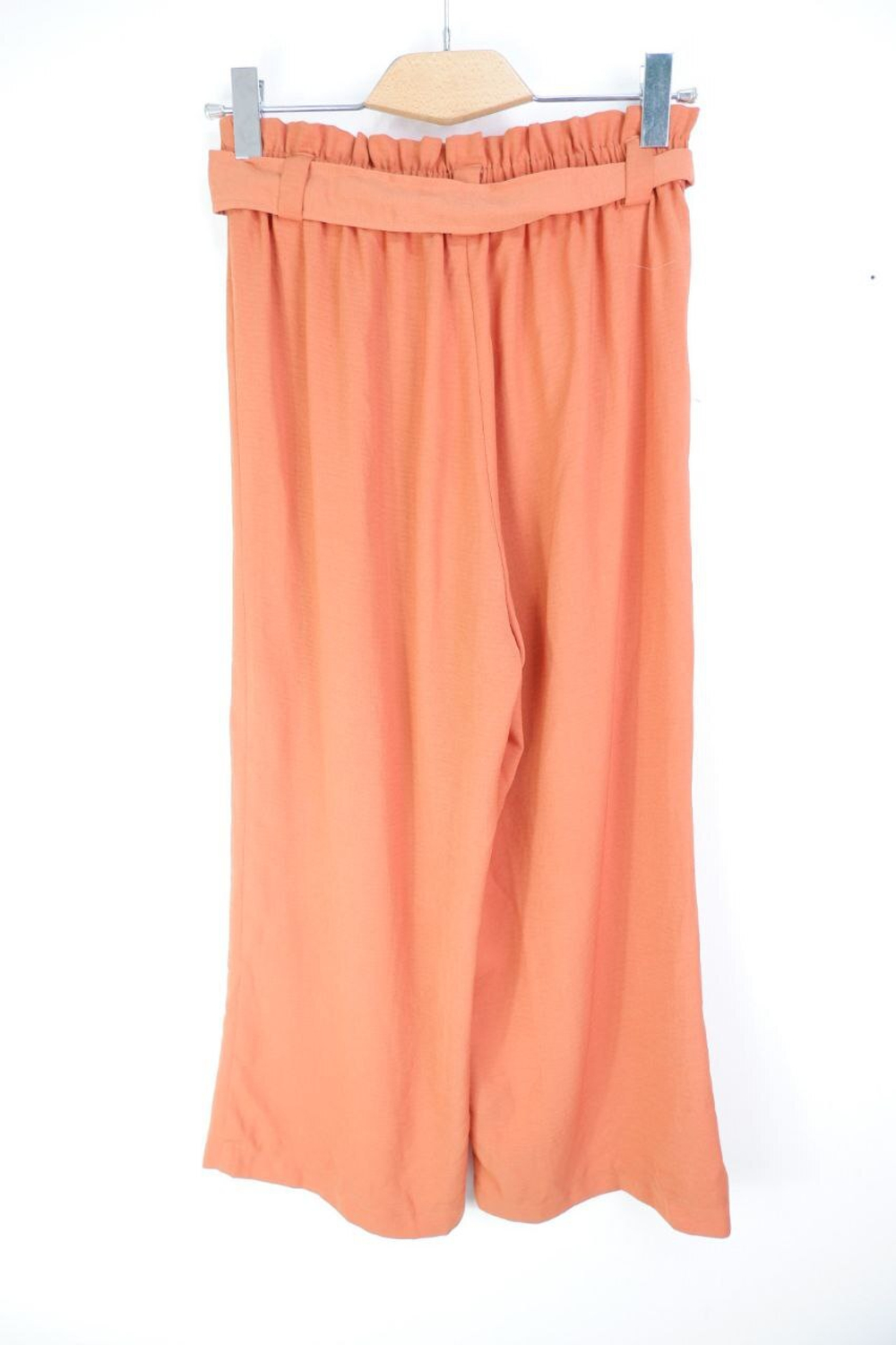 Брюки Stradivarius в стильном кирпичном оттенке 44 размер