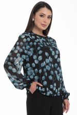 Блуза Волшебный шифон (люблю чёрный) Diolche