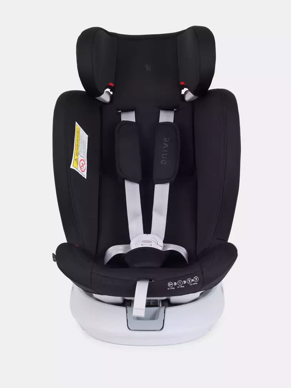 Автокресло Rant Drive Active Line 0/1/2/3 (0-36кг) Black/Черный isofix