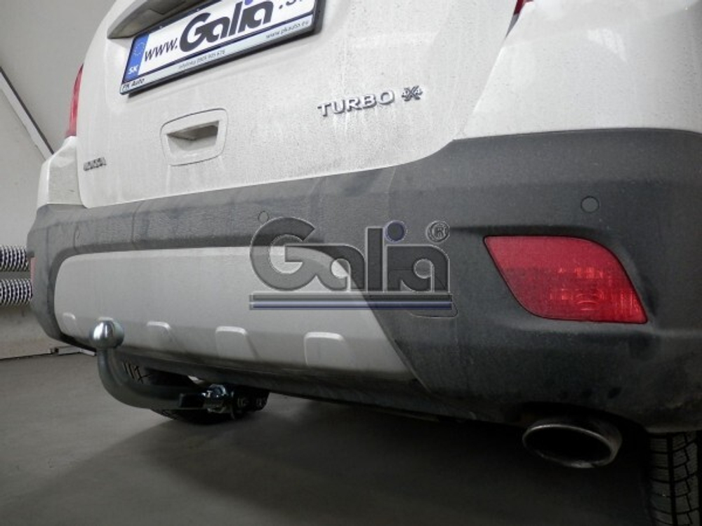 Фаркоп оцинкованный Galia O063C для Opel Mokka 2012-, Chevrolet Tracker 2013-(паспорт и сертификат в комплекте)(без электрики)