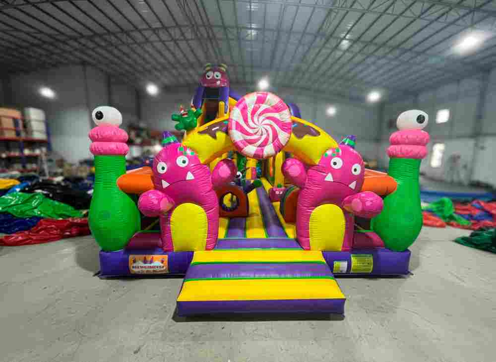 Коммерческий надувной батут «Звёздное приключение» 12*6*9 м