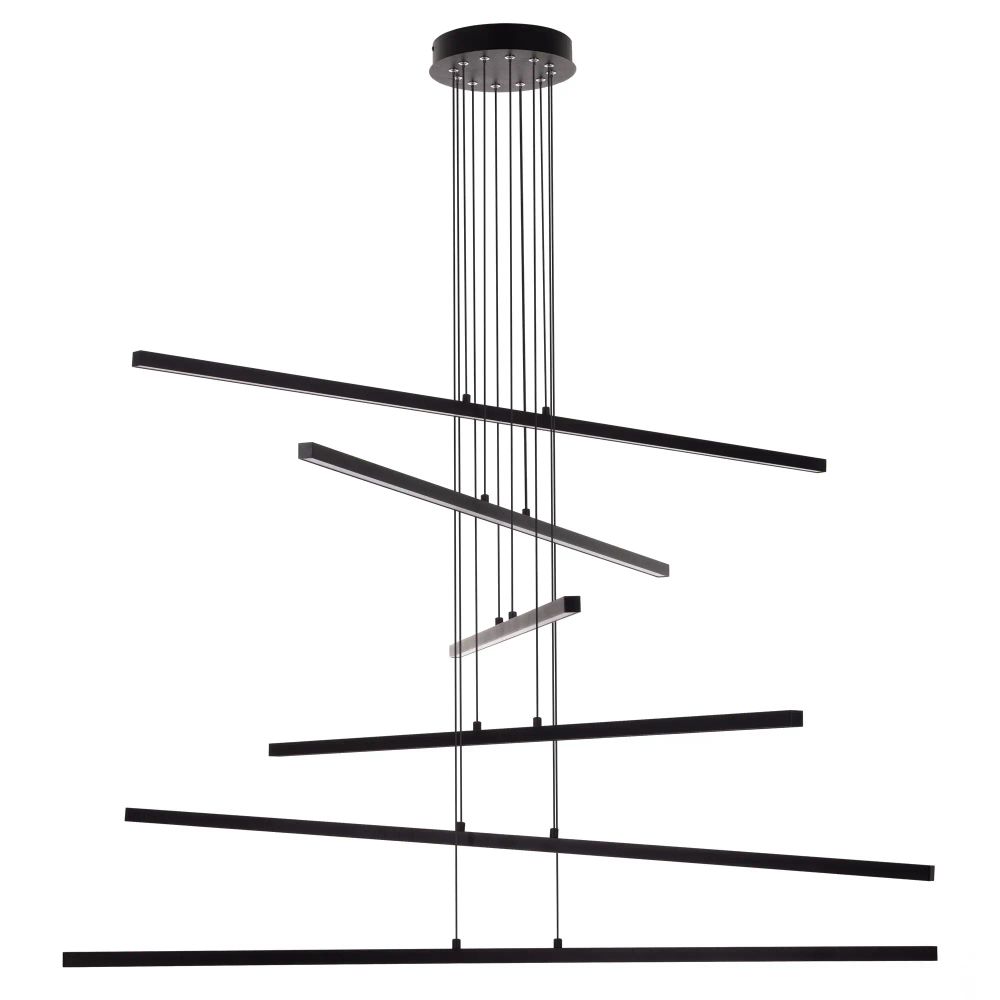 Citilux Стиг CL203261 LED Люстра подвесная с пультом Чёрная