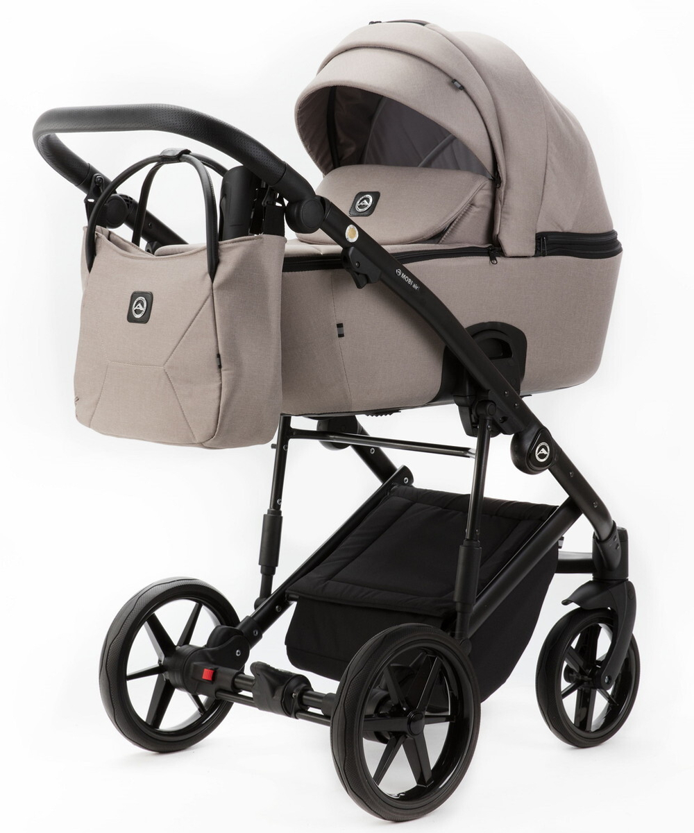 Детская коляска Adamex Mobi New 3 в 1 MN-TK72 БЕЖЕВЫЙ