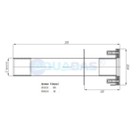 СП.32.2.2 Стеновой проход дл. 300 2" (внутр.) пленка