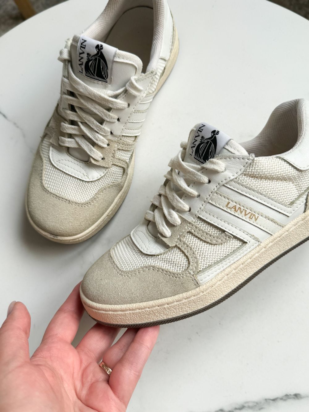 Комбинированные кеды Lanvin, 33