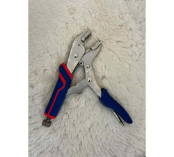 Зажимные клещи WORKPRO 180 мм, 7 дюймов, CR-V, с изогнутыми губками WP231073