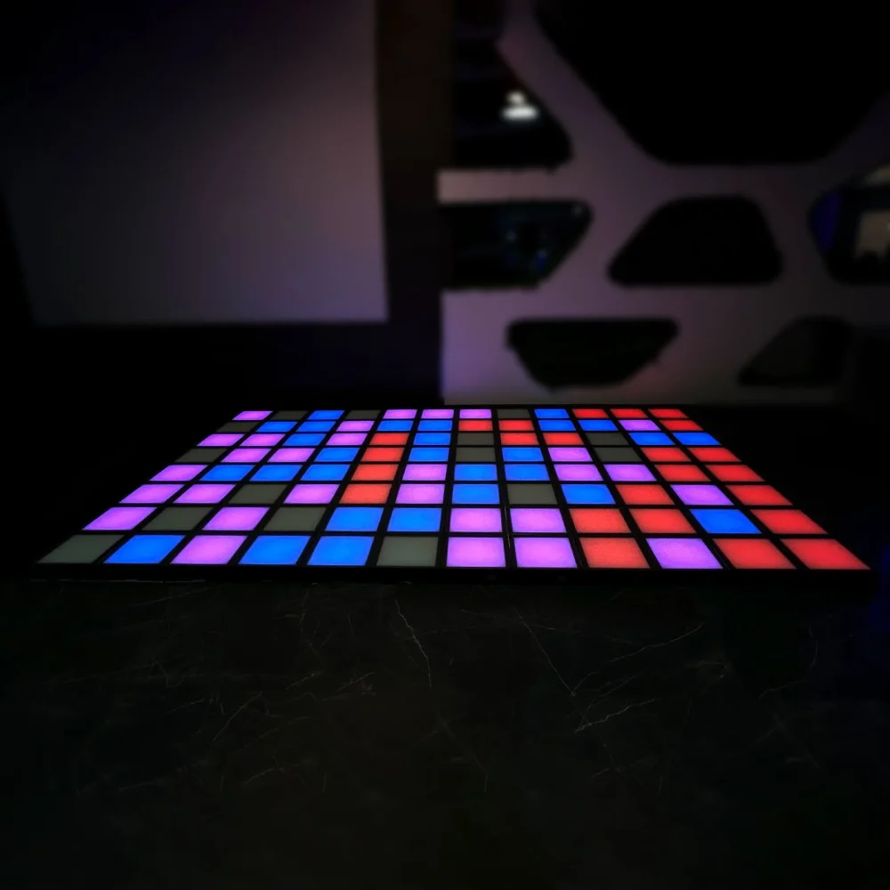 Интерактивный светодиодный пол «Арена Pixel battle» 96шт Максимальная комплектация 8,6 кв. м.