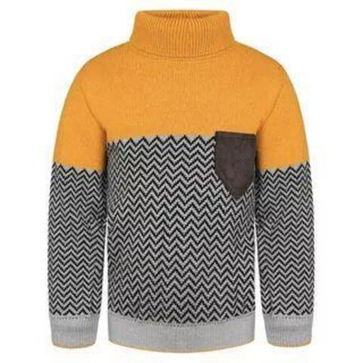 Свитер "Дыхание Леса" (122-128, горчица) 1741