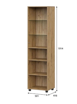 Милан Пенал глухой Дуб Золотой / Олива Софт