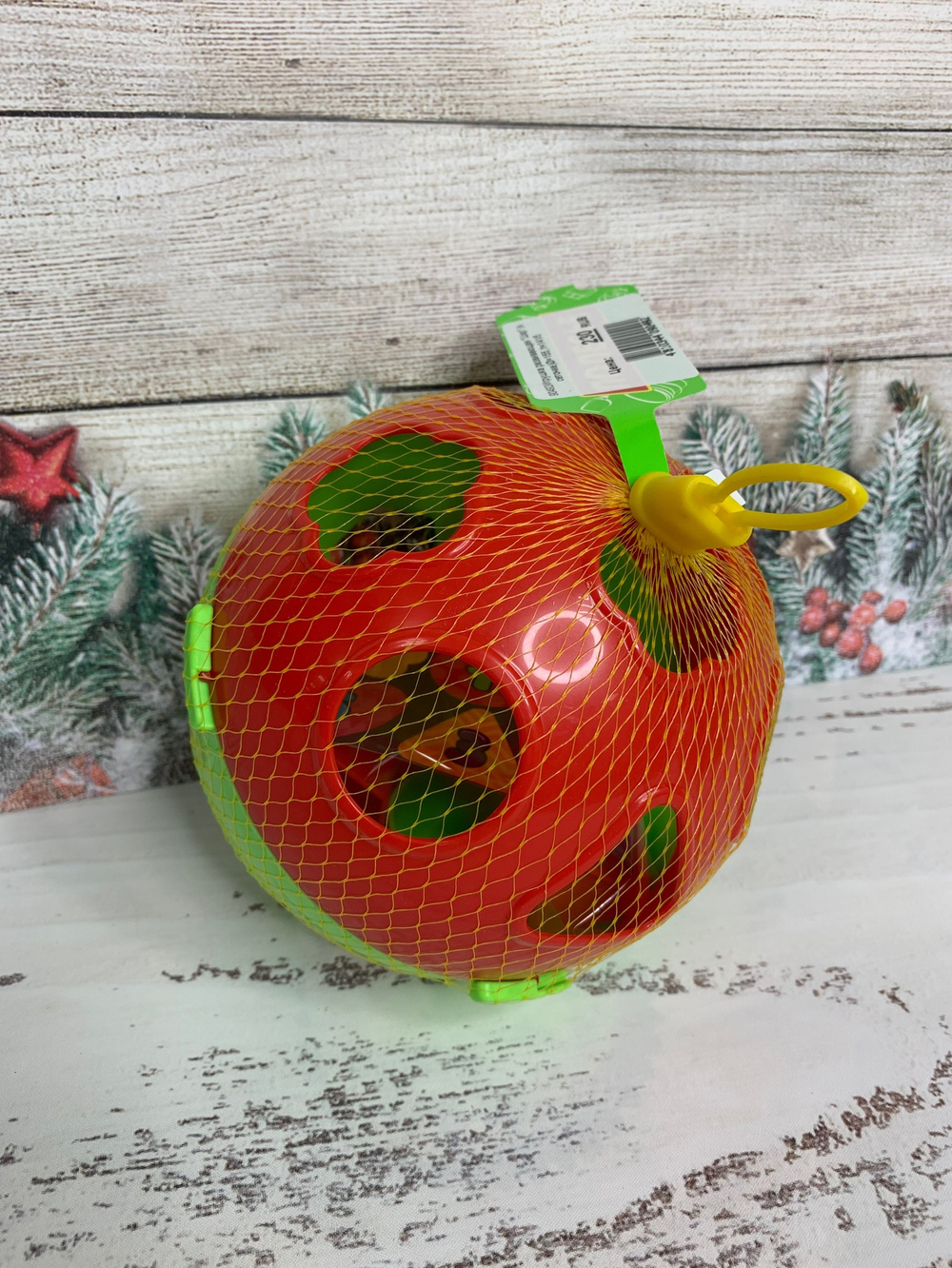 90492/Игрушка развивающая "Шар" (в сеточке)Ø=155, h=141/5