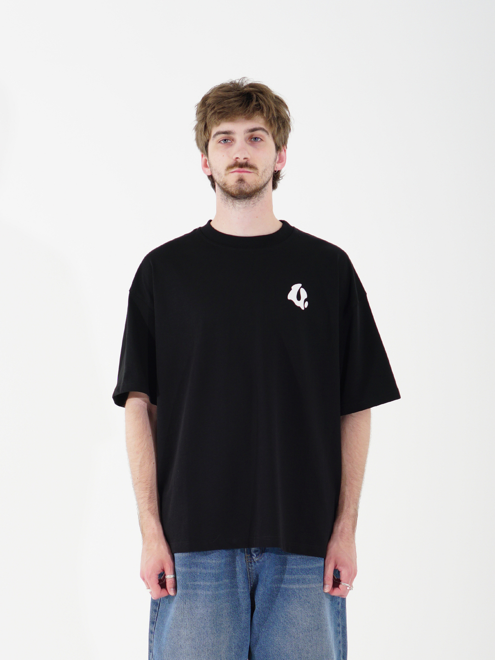 Футболка UNIFORM Heavy Bubble черный/белый