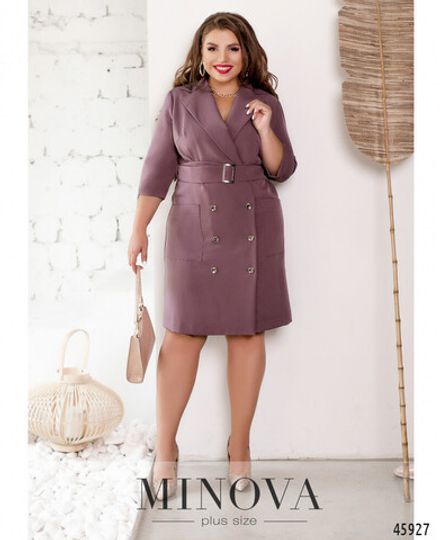 Платье 4146-коричнево-фиолетовый Minova Фото 1