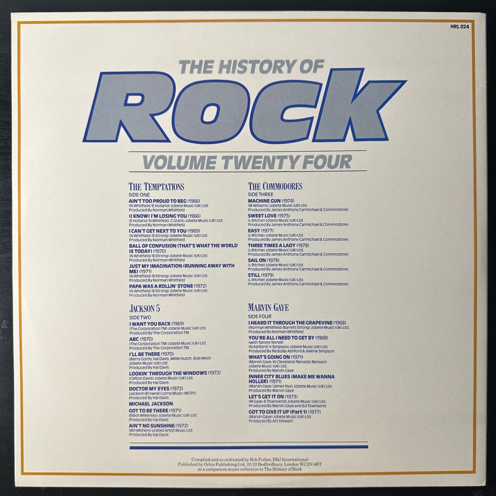 Сборник History Of Rock 24 2LP (Англия 1984г.)