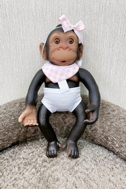 УЦЕНКА Кукла Marina and Pau 26cм Baby Monkey, виниловая (390)