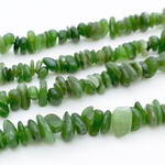 Нефрит, крошка 4-8 мм, цена за нить 38 см