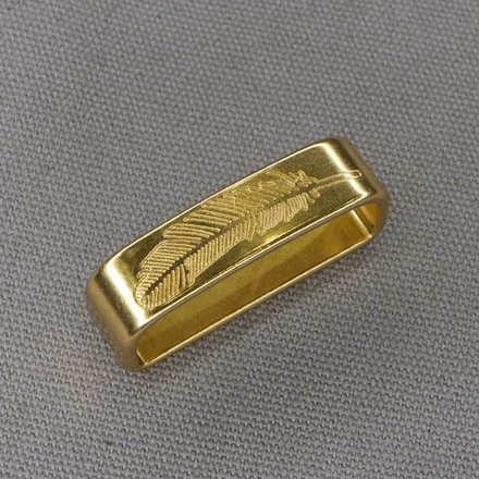 Шлевка латунная 40мм. Перо