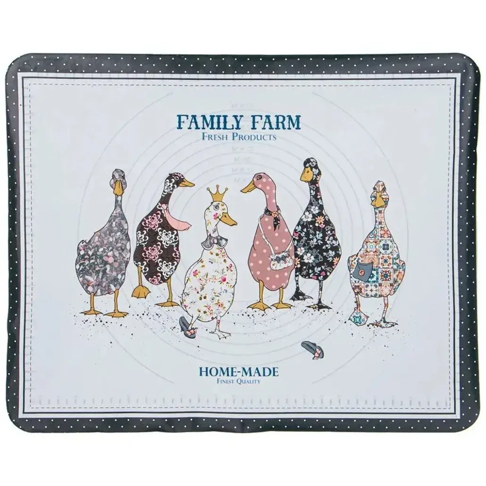 Коврик для раскатки теста, Семейная ферма 50*39 см