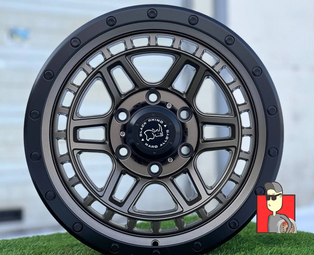 Комплект дисков Black rhino 17x8.5 et-10 6x139.7