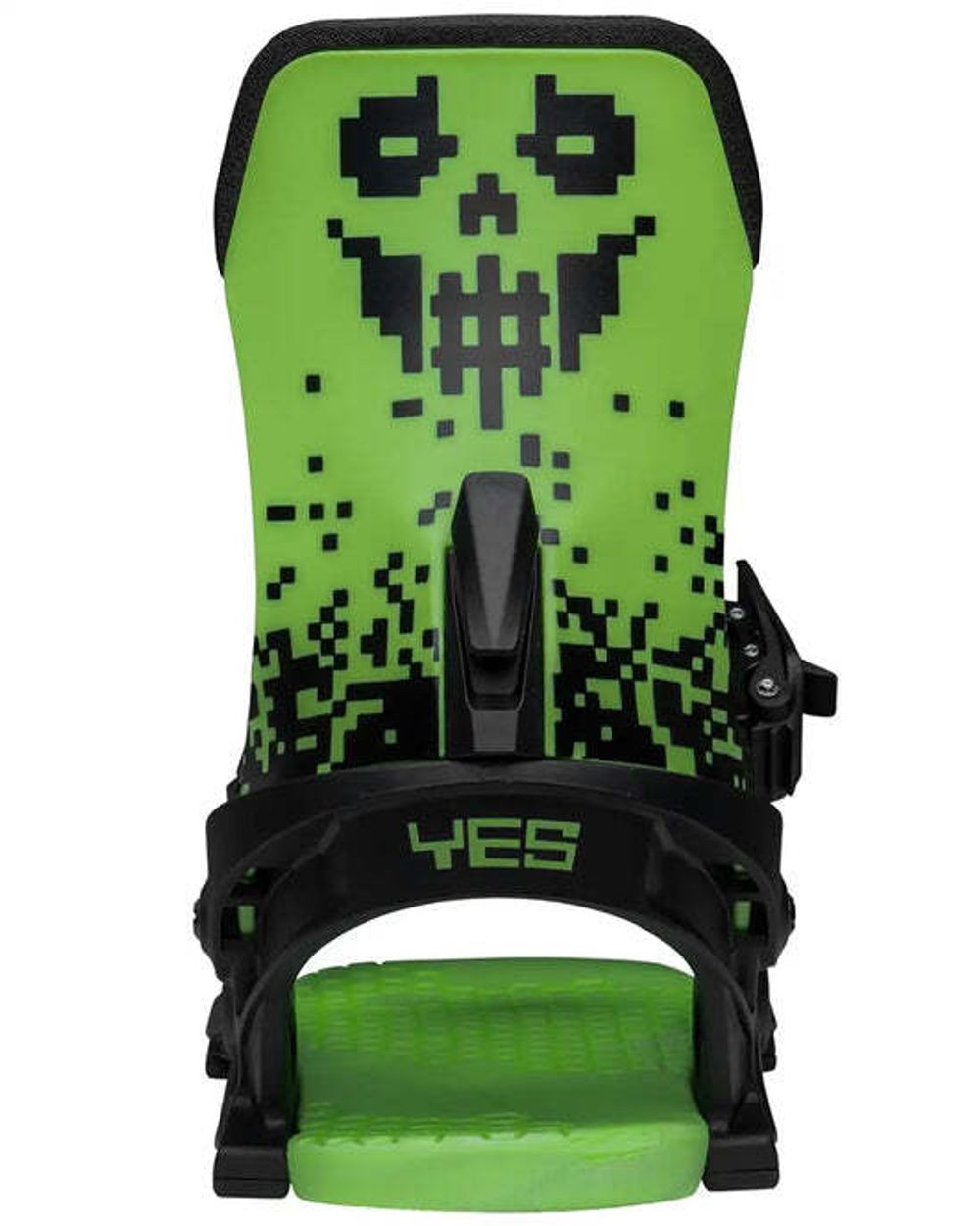 Крепления для сноуборда YES Select Eiki Green Glow