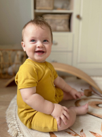 Песочник Mjölk Sleep and Play Mustard