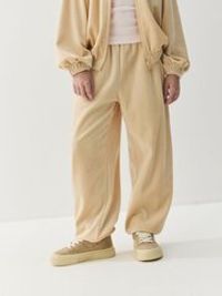 Джоггеры оверсайз велюровые "Беж" 7+