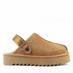 UGG Goldenstar Clog Platform Chestnut