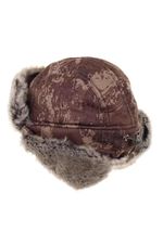 Шапка-ушанка алова, бурая кора