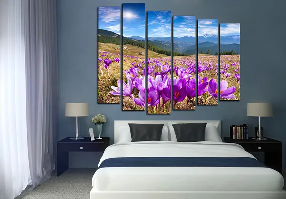 Модульная картина "Горная поляна"