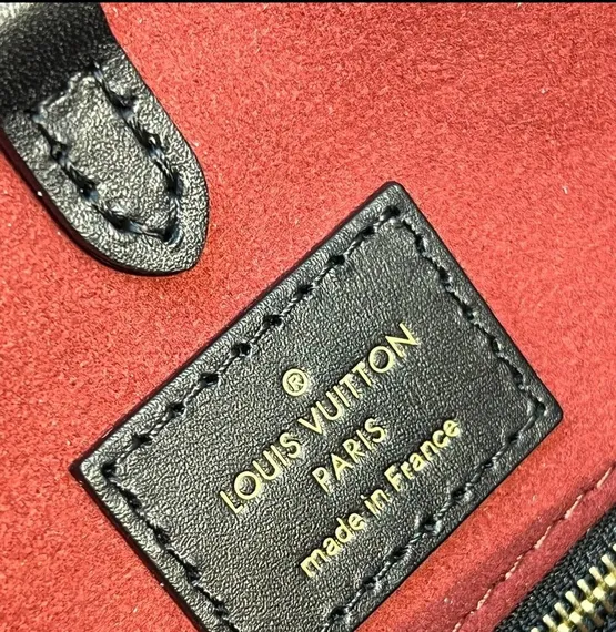 Сумка Louis Vuitton Onthego черный/бежевый