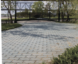Тротуарная плитка ВАН, форма Уни, h=80мм