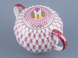 Сахарница форма Тюльпан рисунок Сетка-Блюз арт. 80.86208.00.1